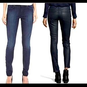 Rich & Skinny legacy skinny jeans with black coated denim on back